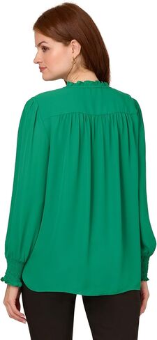 Adrianna Papell Men's Aed Ruffle Tie Top in Saudi Arabia