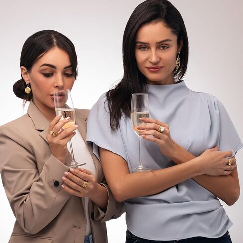 خواتم من الذهب عيار 14 قيراط فوق الفضة الاسترليني مع 13.5 TCW حبيبات زركونيا مكعبة متعددة الخيوط، خواتم ذهبية أنيقة، هدايا للنساء، مجوهرات جمالية، خواتم للنساء، مجوهرات ذهبية للنساء in Kuwait