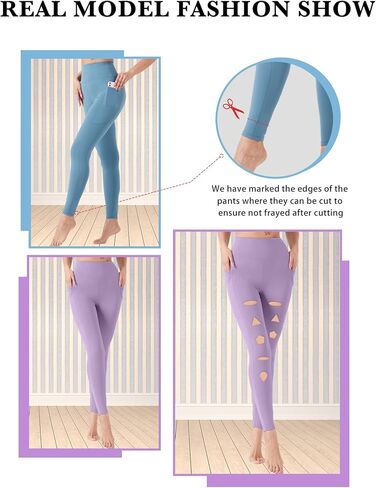 UNACOO Yoga Pants UPF 50+ Leggings for Women High Waisted Yoga Legging with Pockets Tummy Control Pant in Kuwait