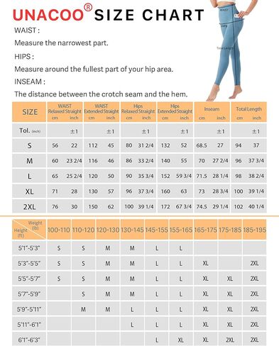 UNACOO Yoga Pants UPF 50+ Leggings for Women High Waisted Yoga Legging with Pockets Tummy Control Pant in Kuwait