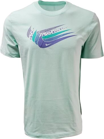Nike Men's Sportswear Swoosh T-Shirts (Medium, Mint Green (Multi-Swoosh)) in Saudi Arabia