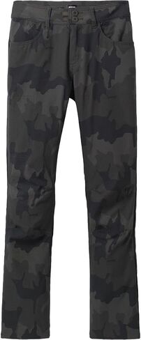 prAna Halle II Straight Pant - Women's Charcoal Camo, 10/Short in Saudi Arabia