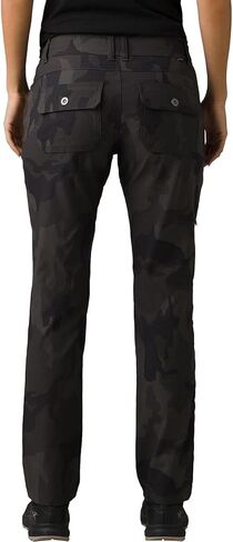 prAna Halle II Straight Pant - Women's Charcoal Camo, 10/Short in Saudi Arabia