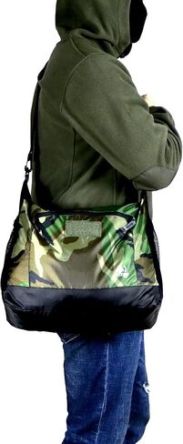 Running Messenger Bag, Light Shoulder Bag,Waterproof Polyester Ripstop Fabric,Usable in two Sizes & Colors Reversibly in Saudi Arabia