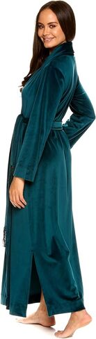 أردية TAHARI النسائية طويلة - رداء حمام قطيفة مع ربطة عنق شرابة - أرواب نسائية أنيقة - رداء هدايا للنساء in Kuwait