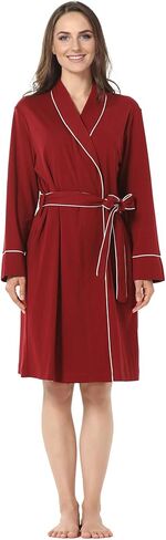 أرواب ULEEMARK النسائية من القطن الناعم للنساء أرواب خفيفة الوزن للنساء رداء حمام in Kuwait