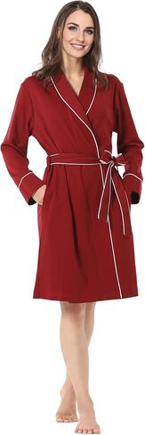 أرواب ULEEMARK النسائية من القطن الناعم للنساء أرواب خفيفة الوزن للنساء رداء حمام in Kuwait