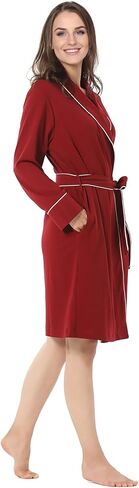 أرواب ULEEMARK النسائية من القطن الناعم للنساء أرواب خفيفة الوزن للنساء رداء حمام in Kuwait