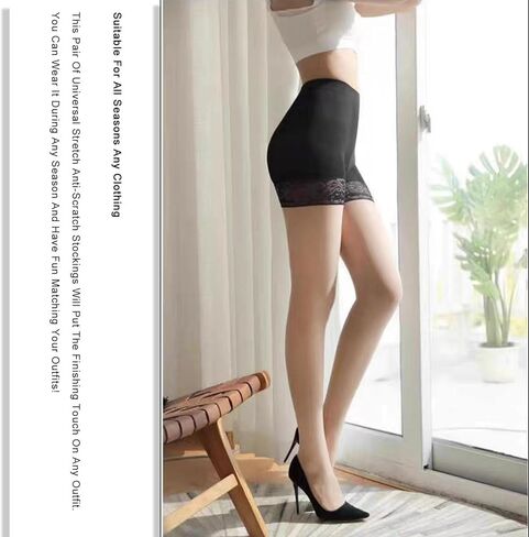 huablo]Control Top Tights Pantyhose، جوارب طويلة شفافة للنساء، جوارب طويلة، سراويل السلامة الجوارب 7P-AQKu-01 in Kuwait
