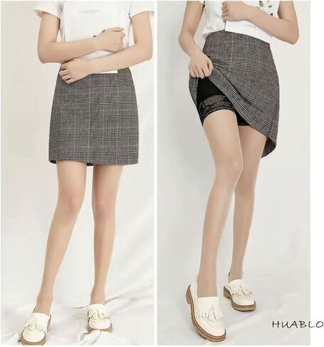 huablo]Control Top Tights Pantyhose، جوارب طويلة شفافة للنساء، جوارب طويلة، سراويل السلامة الجوارب 7P-AQKu-01 in Kuwait