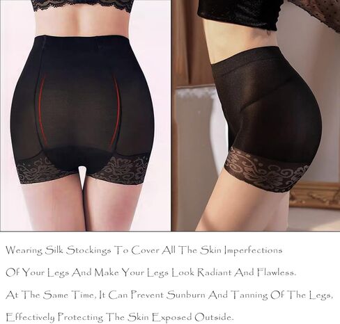 huablo]Control Top Tights Pantyhose، جوارب طويلة شفافة للنساء، جوارب طويلة، سراويل السلامة الجوارب 7P-AQKu-01 in Kuwait