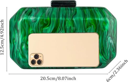 YYW Acrylic Purses Evening Clutch Bag Marbling Handbag for Women Shoulder Bag for Party Wedding Prom in Saudi Arabia