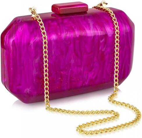 YYW Acrylic Purses Evening Clutch Bag Marbling Handbag for Women Shoulder Bag for Party Wedding Prom in Saudi Arabia