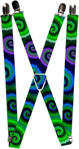 Buckle-Down Unisex-Adult's Suspender-Tie-dye in Saudi Arabia