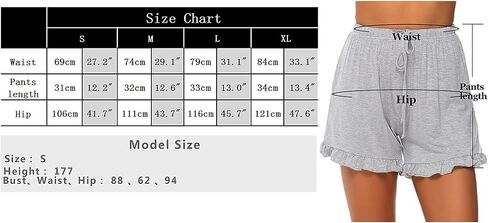 Prosoft&Hawiton Womens Pajama Shorts with Pockets Comfy Sleeping Shorts Cotton Lounge Pj Bottoms… in Saudi Arabia