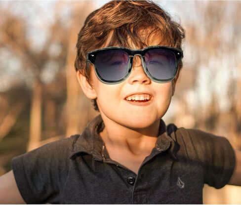 XINBO LOOK 3-pairs Kids Sunglasses, for Kids Age 3-10, Toddler Sunglasses Boys Girls Anti-UV Protection., Blue/Gray/Red, Small in Kuwait