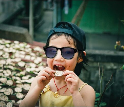 XINBO LOOK 3-pairs Kids Sunglasses, for Kids Age 3-10, Toddler Sunglasses Boys Girls Anti-UV Protection., Blue/Gray/Red, Small in Kuwait