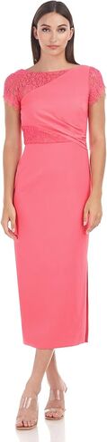 JS Collections Women's Lissett Tea Length Dress in Saudi Arabia