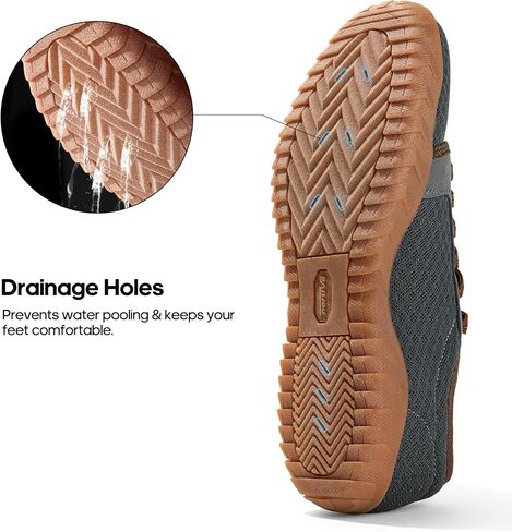 NORTIV 8 Mens Womens Quick Dry Water Shoes - Barefoot Aqua Swim Shoes for Beach Sports, Fishing, Hiking, Boating & Surfing Coast in Saudi Arabia