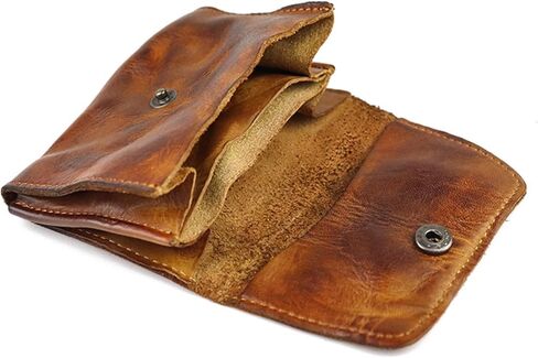 محفظة جلد للعملات المعدنية من ريفيني، منظم للعملات المعدنية، حامل تغيير، حافظة بطاقات جلدية للرجال والنساء، بني، نمط كلاسيكي كلاسيكي, بني, نمط كلاسيكي كلاسيكي in Kuwait