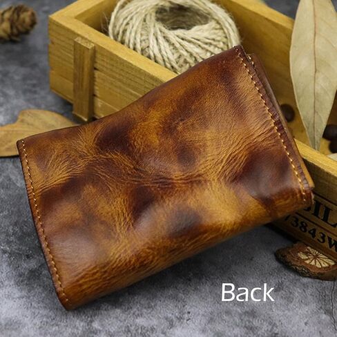 محفظة جلد للعملات المعدنية من ريفيني، منظم للعملات المعدنية، حامل تغيير، حافظة بطاقات جلدية للرجال والنساء، بني، نمط كلاسيكي كلاسيكي, بني, نمط كلاسيكي كلاسيكي in Kuwait