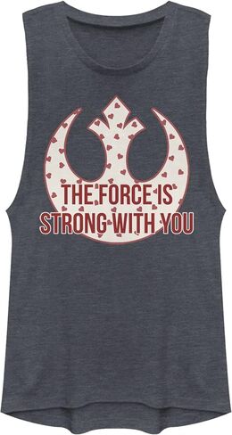 STAR WARS Girls Strong Heart Force Women's Muscle Tank in Saudi Arabia
