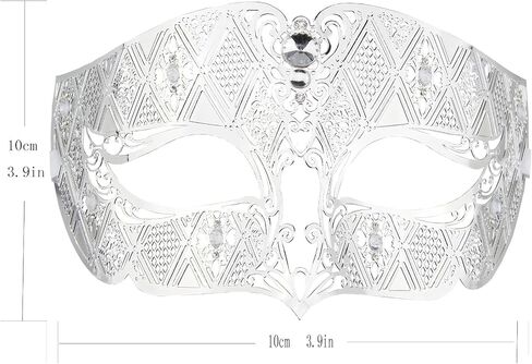 Thmyo 2 Pack Couple's Masquerade Mask Venetian Carnival Mardi Gras Ball Mask in Saudi Arabia