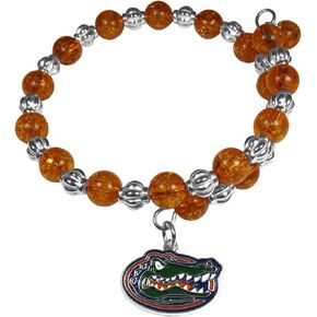 Siskiyou NCAA unisex-adult Bead Memory Wire Bracelet