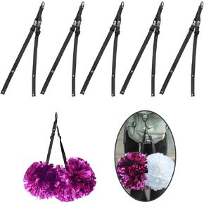 Pom Pony Pom Holder for Backpack Cheer - Adjustable Cheer Pom Poms Holder - Cheer Bag Accessories for Pom Pom Protection