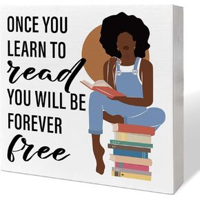 Black Girl Nursery Desk Decor, African American Decor for Kids Children Room Playroom Decoration, Black Girl Gifts, My Skin Is Beautiful, Wooden Box Sign