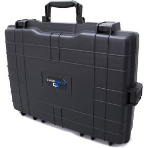 Casematix Heavy Duty Channel Effects Mixer Case Compatible with Mackie Mix Series Mix12FX, ProFX8V2, 402vLZ4, 1202vLZ4 Usb Mixers and Powered Mixers, Cables, Adapters, Power Supply and More Acce