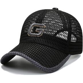FASHIXD Baseball Cap for Men Summer Mesh Trucker Hats Breathable Running Hat Outdoor Sports Quick Dry Hat