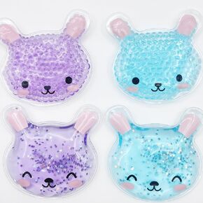 Boo Boo Ice Pack, Kids Reusable Ice Pack,Stress Relief Bag, Cute Children Gel Ice Pack for Kids Injuries, Breastfeeding, Wisdom Teeth, Pain Relief, Kids Fever, Headaches.(4 Pcs/3.8X3.2in)