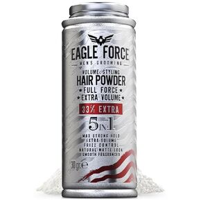 Immortal NYC Eagle Force Volume & Styling Powder - 33% MORE (1 Oz), Max Strong Hold, Natural Matte Dry Look - All Natural Hair Powder for Men - No Residue, All Hair Types