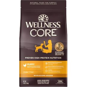 Wellness CORE Wholesome Grains Puppy Recipe, 4 Pound Bag