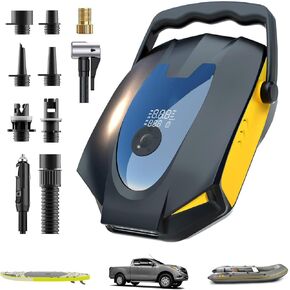 50PSI Electric Paddle Board Pump, Dual Motor SUP Air Pump for Inflation and Deflation,Multifunctional Auto-Off Sup Inflator Pump Electric for Stand Up Paddle Boards,Cars,Air Mattress, etc.