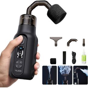C40 Portable Fog Machine, 40W Handheld Smoke Machine with Remote Control Mini Hand-held Fogger for Photography, Outdoor Events, Parties, Stage Effects, Halloween, Disinfection or Weddings