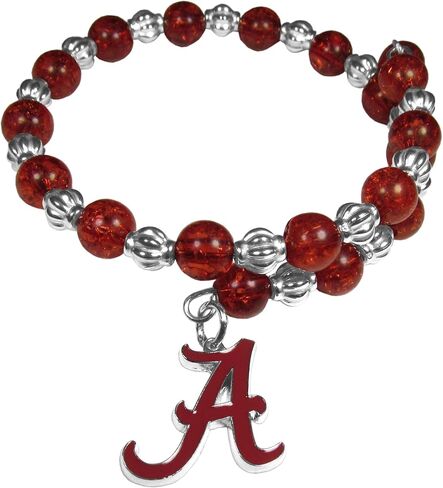 Siskiyou NCAA unisex-adult Bead Memory Wire Bracelet in Saudi Arabia