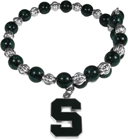 Siskiyou NCAA unisex-adult Bead Memory Wire Bracelet in Saudi Arabia