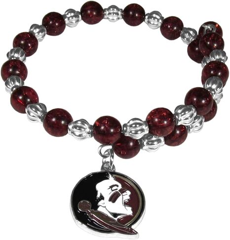 Siskiyou NCAA unisex-adult Bead Memory Wire Bracelet in Saudi Arabia