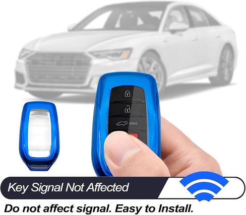 متوافق مع Toyota Land Cruiser Sienna Venza RAV4 Prime Mirai Silver TPU Key Fob غطاء حافظة جهاز التحكم عن بعد حامي الجلد ملحقات أكمام الدخول بدون مفتاح in Kuwait