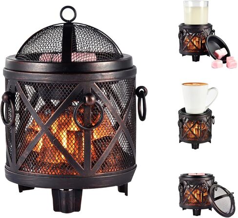 Dicimi Wax melt Warmer,Wax Warmer for Scented Wax,Candle Wax Warmer,Wax melt Warmer for Scented Wax,Oil Burner,scentsy Wax Warmer,Electric Wax Warmer, Spa and Aromatherapy Ideal Gifts(Copper Coi) in Saudi Arabia