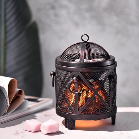 Dicimi Wax melt Warmer,Wax Warmer for Scented Wax,Candle Wax Warmer,Wax melt Warmer for Scented Wax,Oil Burner,scentsy Wax Warmer,Electric Wax Warmer, Spa and Aromatherapy Ideal Gifts(Copper Coi) in Saudi Arabia