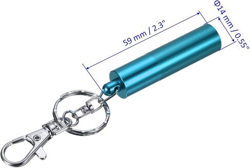 Snooker Billiard Pool Cue Tip Tool - Aluminum Alloy Cue Stick Repair Tool with Keychain in Kuwait
