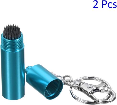 Snooker Billiard Pool Cue Tip Tool - Aluminum Alloy Cue Stick Repair Tool with Keychain in Kuwait