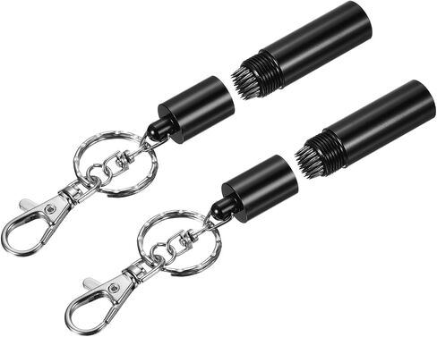 Snooker Billiard Pool Cue Tip Tool - Aluminum Alloy Cue Stick Repair Tool with Keychain in Kuwait