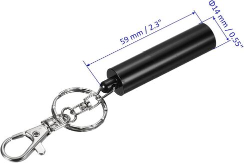 Snooker Billiard Pool Cue Tip Tool - Aluminum Alloy Cue Stick Repair Tool with Keychain in Kuwait