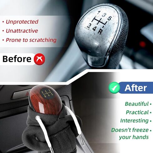 غطاء غطاء لمقبض ناقل الحركة في السيارة، غطاء مقابض عصا التروس، غطاء ناقل الحركة للسيارة، ملحقات السيارة الداخلية والسيارات اللطيفة، برتقالي in Kuwait