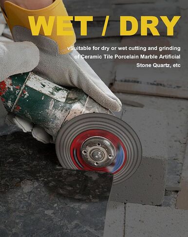 Solidure 4.5" Tile Saw Blade,Grinding Tile Blade for Cutting and Grinding Porcelain Tile Granite Marble in Kuwait