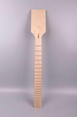 الغيتار الكهربائي الرقبة 24Fret 25.5 بوصة خشب القيقب فريتس مجداف رئيس الترباس على قضيب الجمالون استبدال الغيتار الكهربائي الرقبة in Kuwait